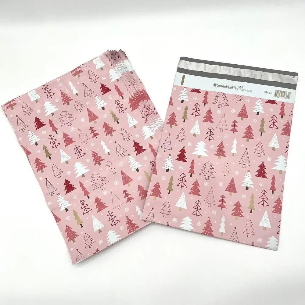 CHRISTMAS WRAPPING BAGS, Polymailers, 40 Pieces